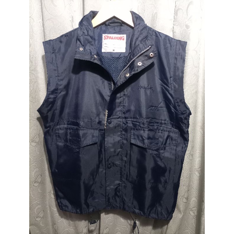 Rompi Spalding Original_Vest Outdoor Spalding_Navy_Size Masuk XL