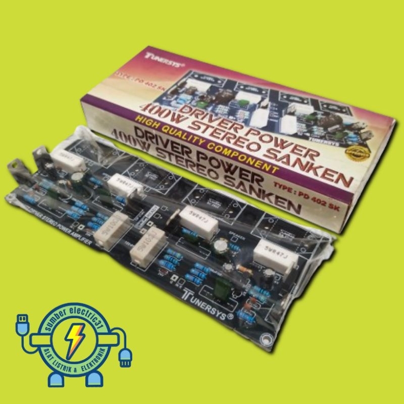 Kit driver power Sanken 400 Watt stereo PD 402 SK BY TUNERSYS PRODUCT