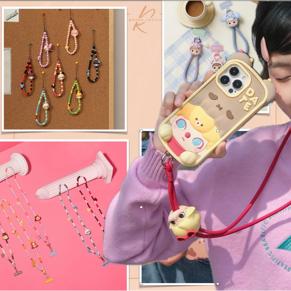 

[ORI NEW] PopMart DIMOO Dating Lanyard / CryBaby Crying For Love Phone Charm / Mijuan Slumber Party Lanyard / DIMOO Disney Phone Charm / HACIPUPU Snuggle With You Lanyard / Molly Phone Charm | READY STOCK