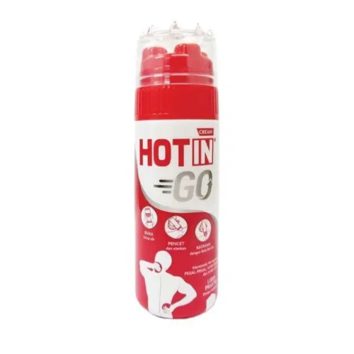 Hot In Go Cream Pijat 3 in 1 Roll On 100gr