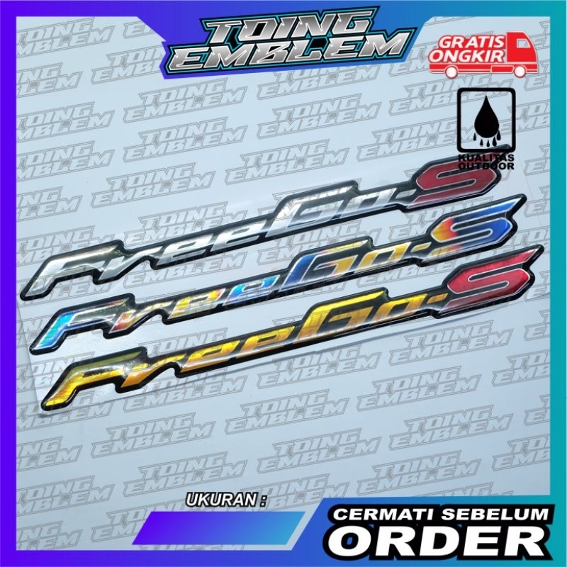emblem timbul freego-s, MP4 Yamaha freego S