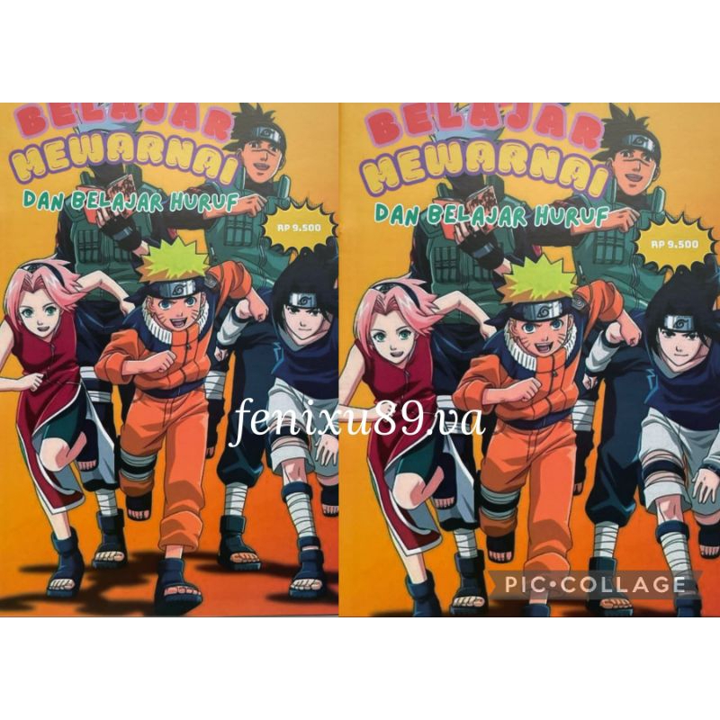 Buku Mewarnai Naruto Jumbo