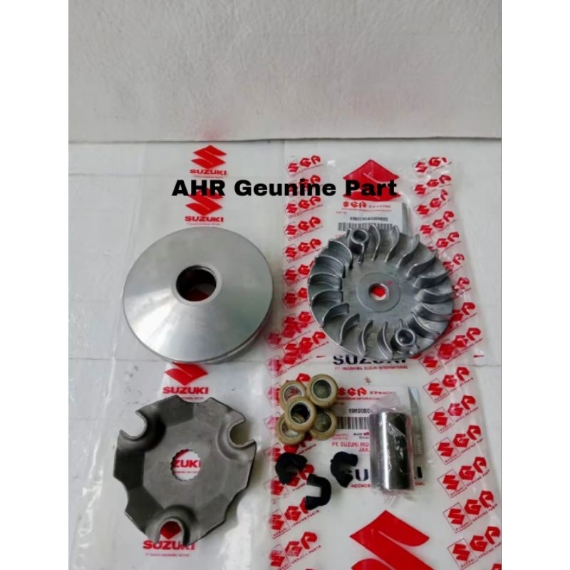 Rumah Roller Assy+ Kipas Roller (NEX) Suzuki Nex1, Nex2,Nex Karbu 110,Lets Address
