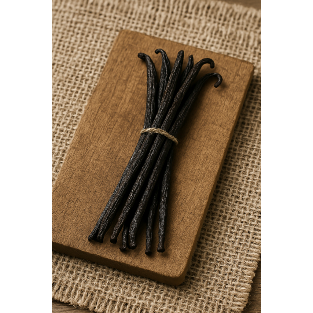 

Vanilla Beans / Vanili murah GRADE A GOURMENT – Kadar Air 25-28% – Panjang±16 cm up | Premium Moist