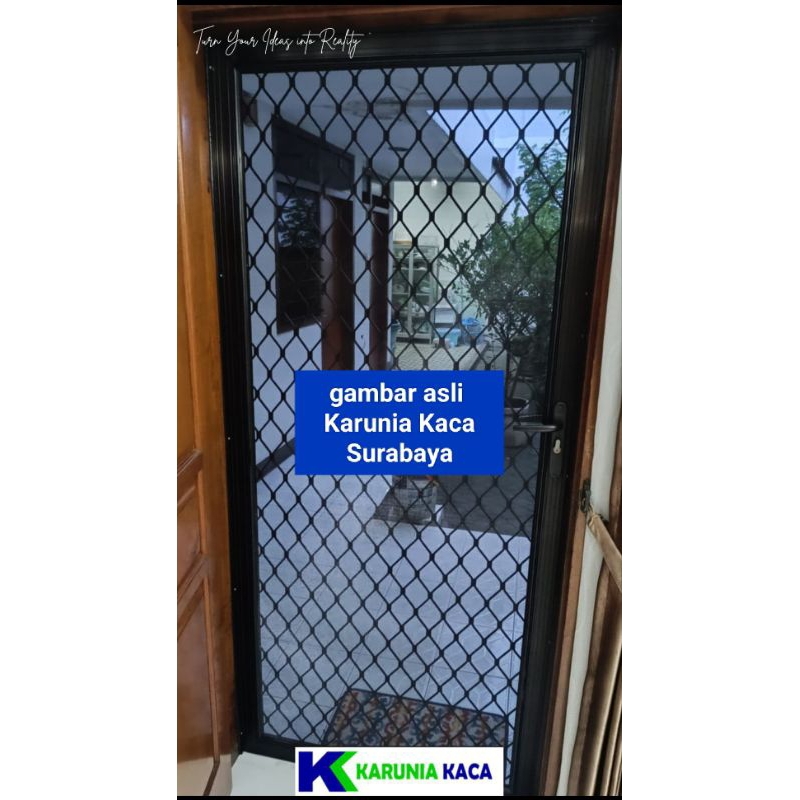 PINTU KASA ALUMINIUM (FULL KASA)