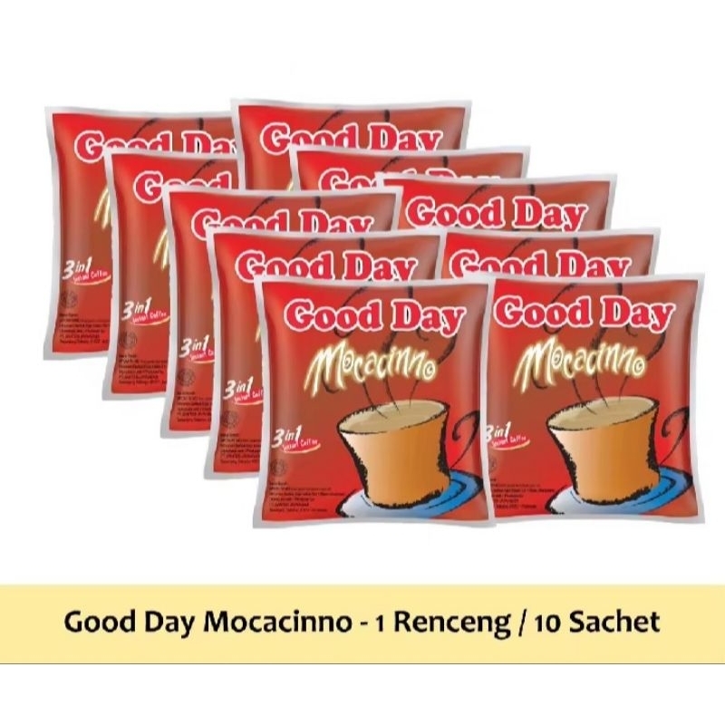 

Good Day Mocacinno Kopi Instan Bubuk - 10 Sachet 20 gram
