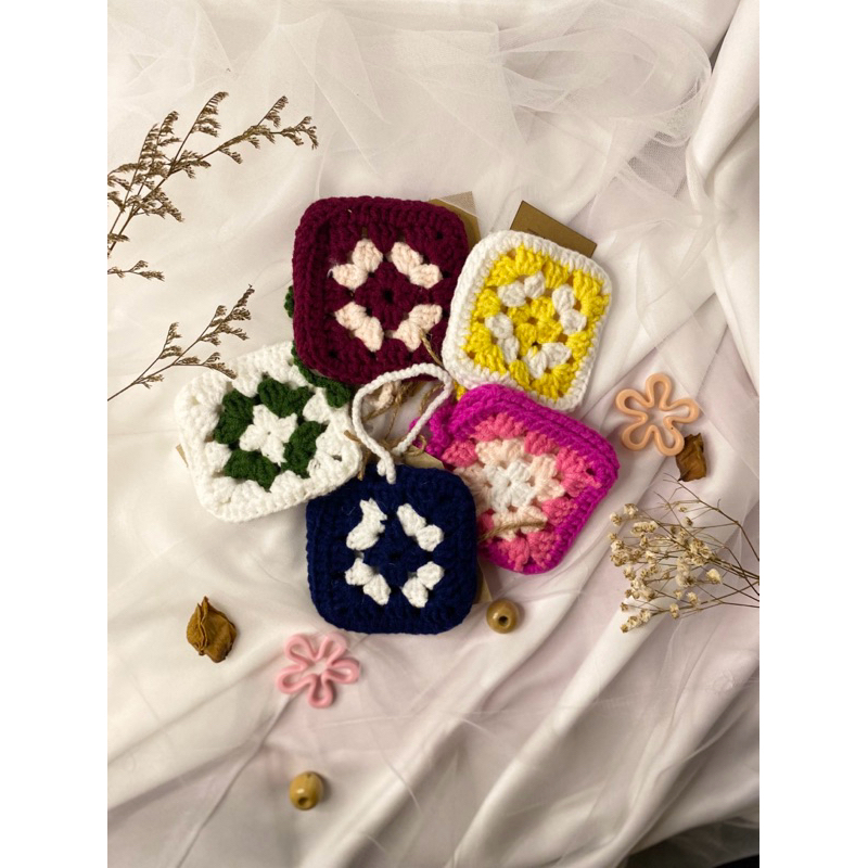 airpods pouch crochet / tempat airpods rajut /Tws pouch