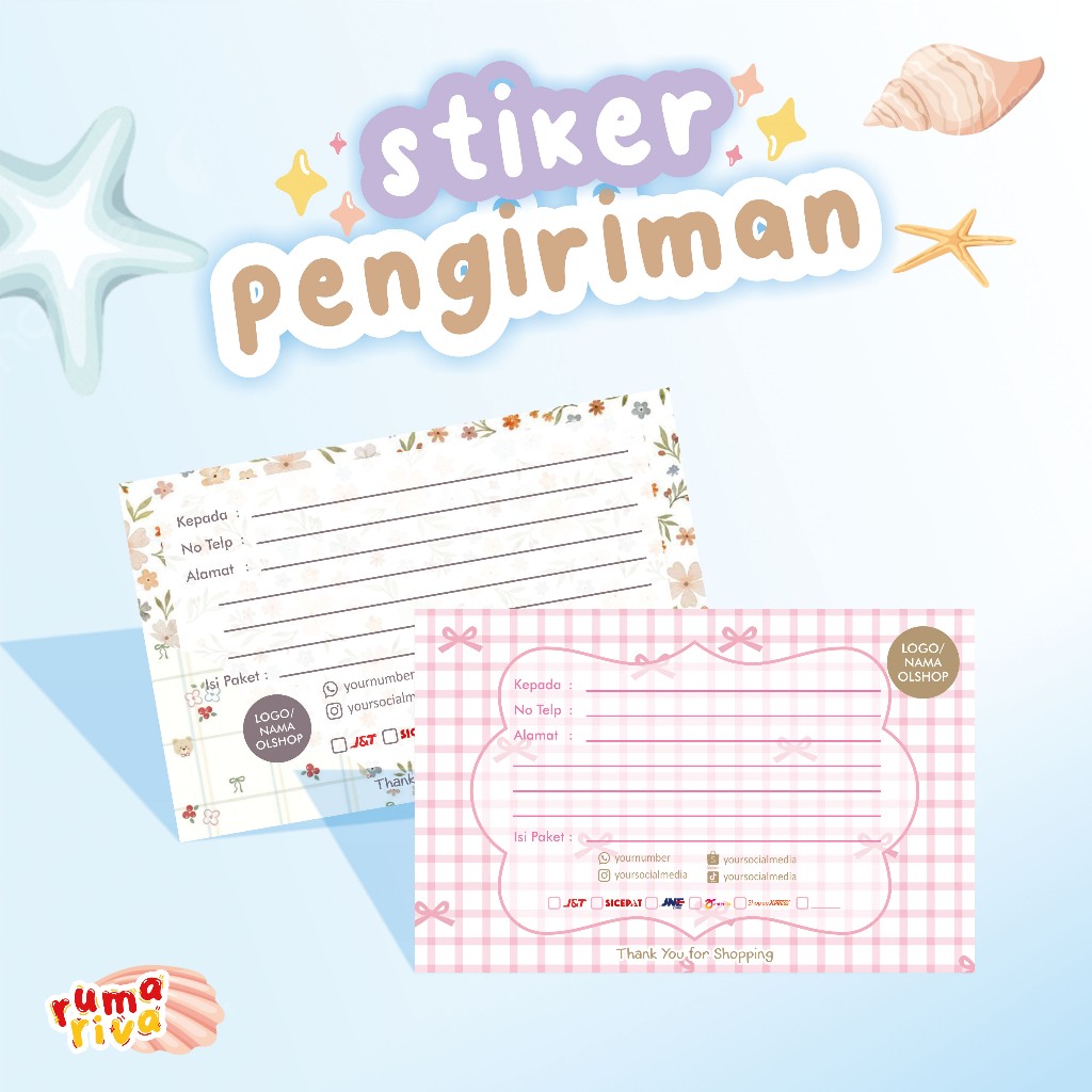 

STIKER LABEL ◽ LABEL PENGIRIMAN ◽ STIKER ALAMAT ◽ STIKER PENGIRIMAN ◽ ONLINE SHOP COQUETTE