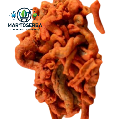 

MT KERIPIK USUS BALADO 1Kg Keripik Usus Crispy Usus Kering Usus Crispy Kriuk Cemilan Pedas