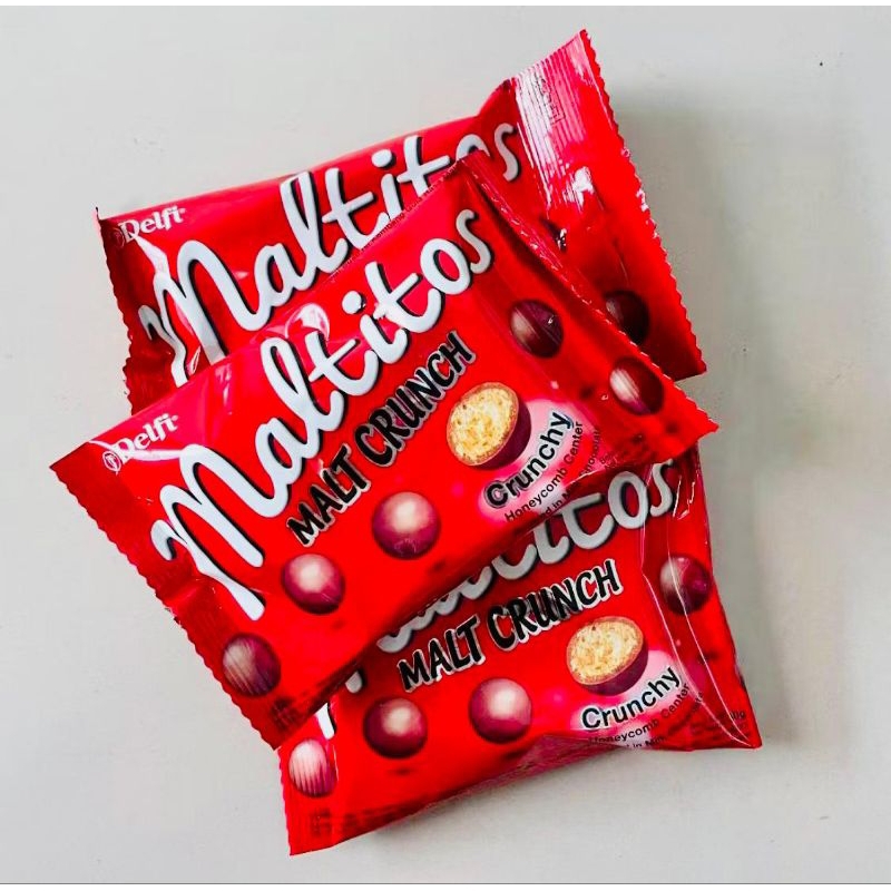 

COKLAT DELFI MALTITOS MALT CRUNCH 28 GRAM (1 PCS)