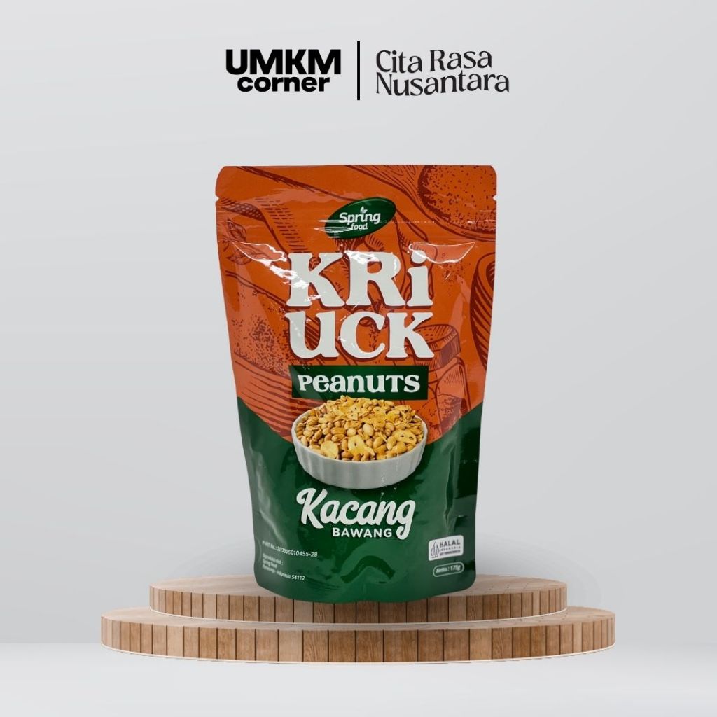 

Kriuck Kacang Bawang / Kacang Gurih / Kacang Bawang Enak / Cemilan Sehari-hari