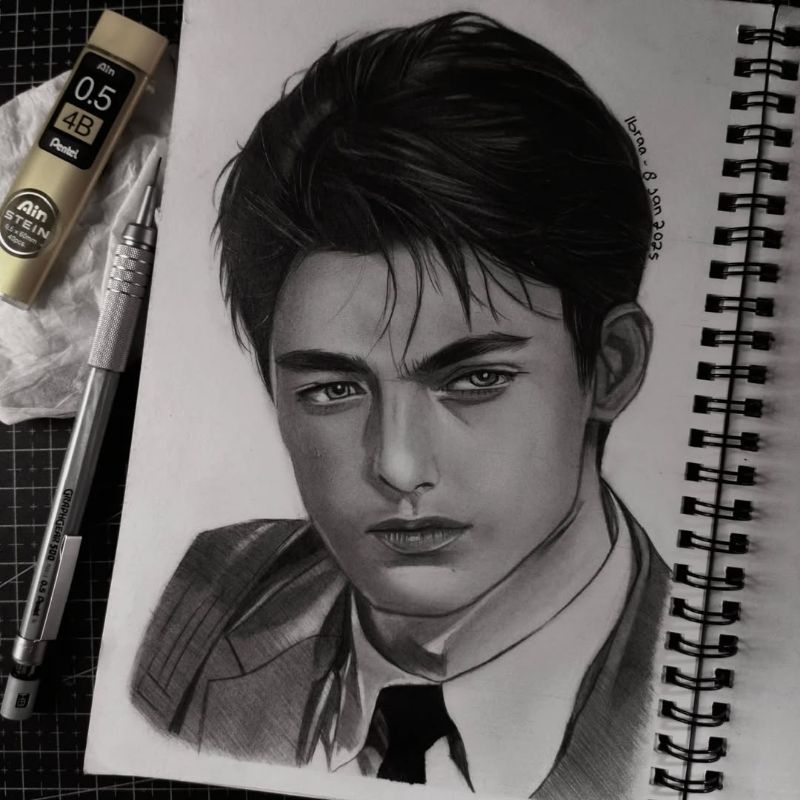 

SKETSA WAJAH/LAKISAN/POTRET/GAMBAR HITAM PUTIH (NO BACKGROUND) A5