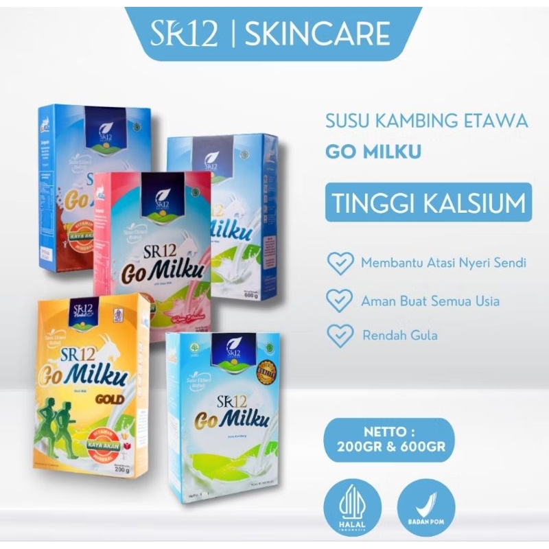 

Go milku SR12 halal susu kambing etawa premium meningkatkan kesehatan tubuh original herbal