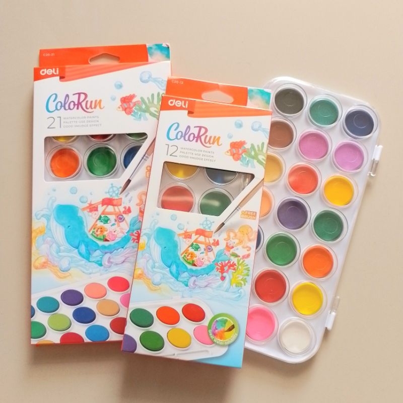 

Cat Air Water Colours Cake Deli 12 & 21 Warna ( Set ) [ Original ]