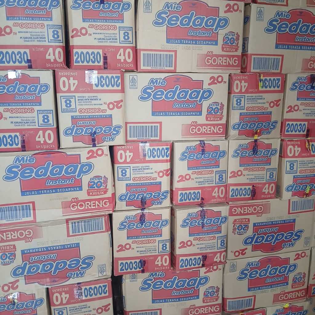 

Mie Sedaap Goreng , Ayam Bawang & Soto 1 Dus isi 40 Pcs