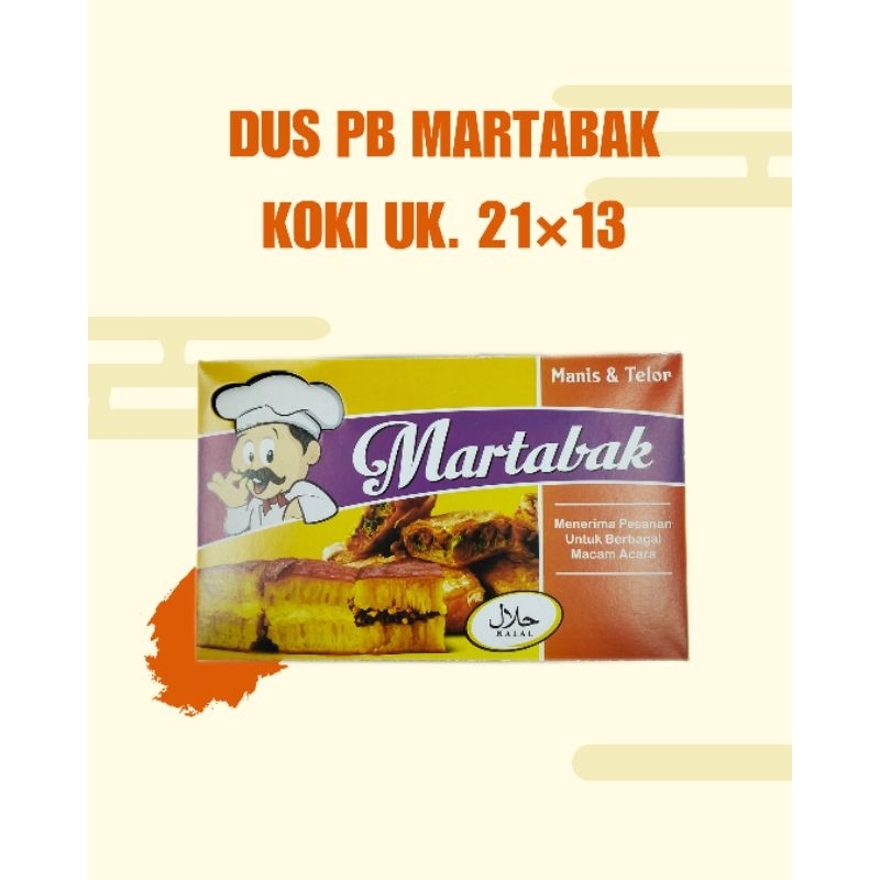 

Dus Box PB Martabak Koki 21×13,5 x 3,3 cm