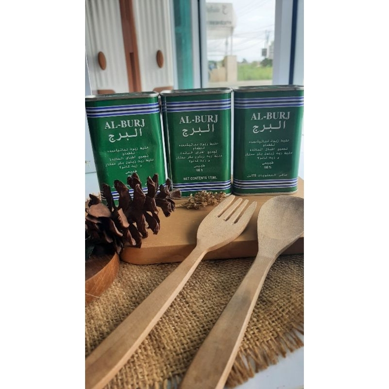 

Minyak zaitun / olive oil AL- Burj 100% import Arab Saudi