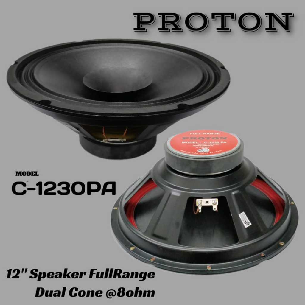 COMPONENT SPEAKER PROTON C-1230PA 12INCH FULL RANGE C1230PA