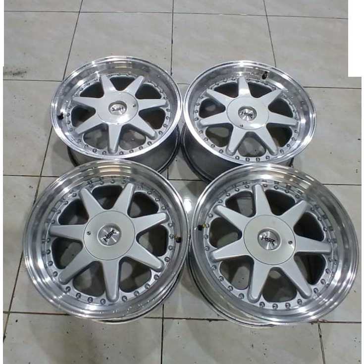 Velg Mobil Bekas Racing Hsr Paide Celong Ring 17 Lebar 7,5/8,5 Et 35/30 Pcd 5x100/114,3