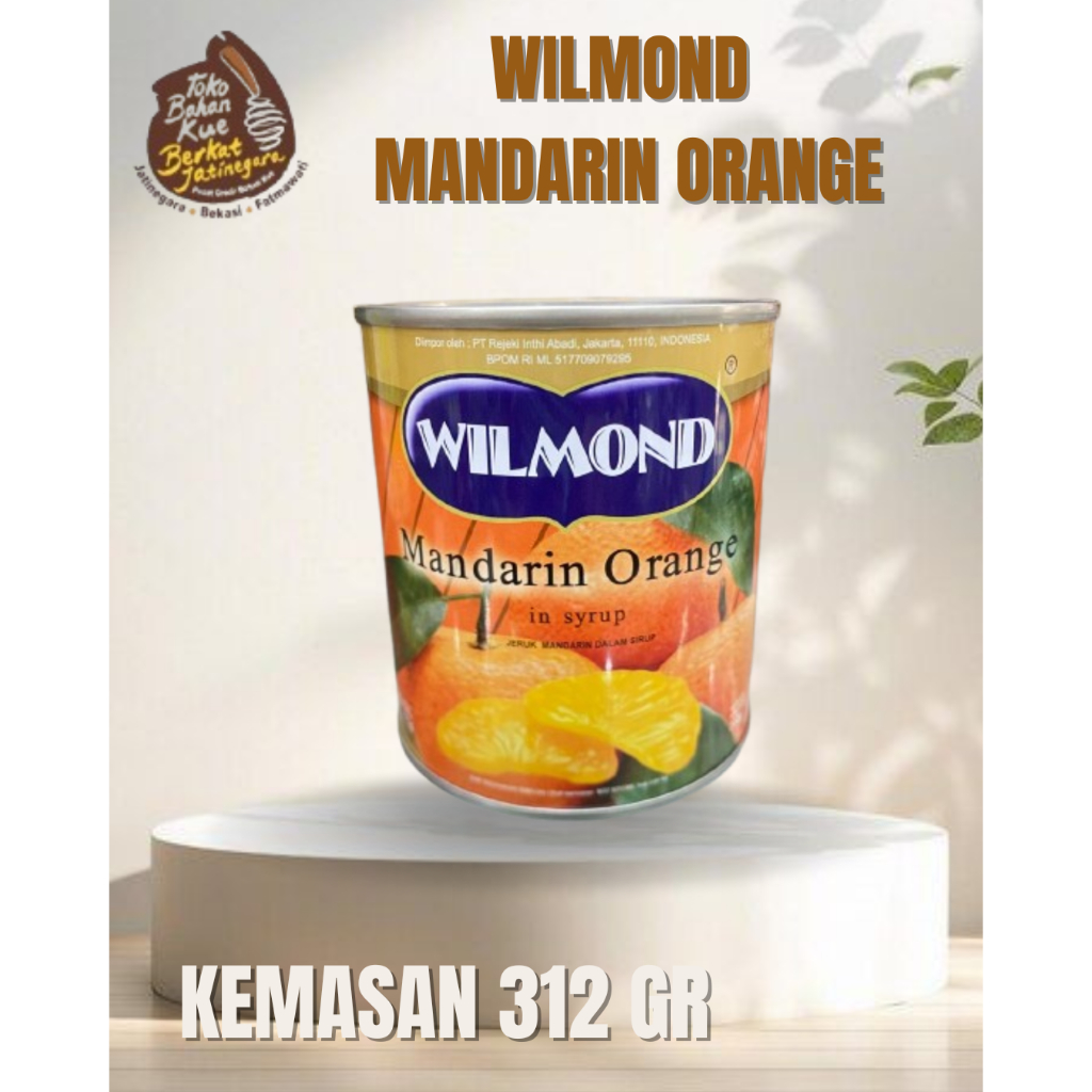 

BUAH KALENG WILMOND MANDARIN ORANGE 312 GR / CANNED FRUIT CAN