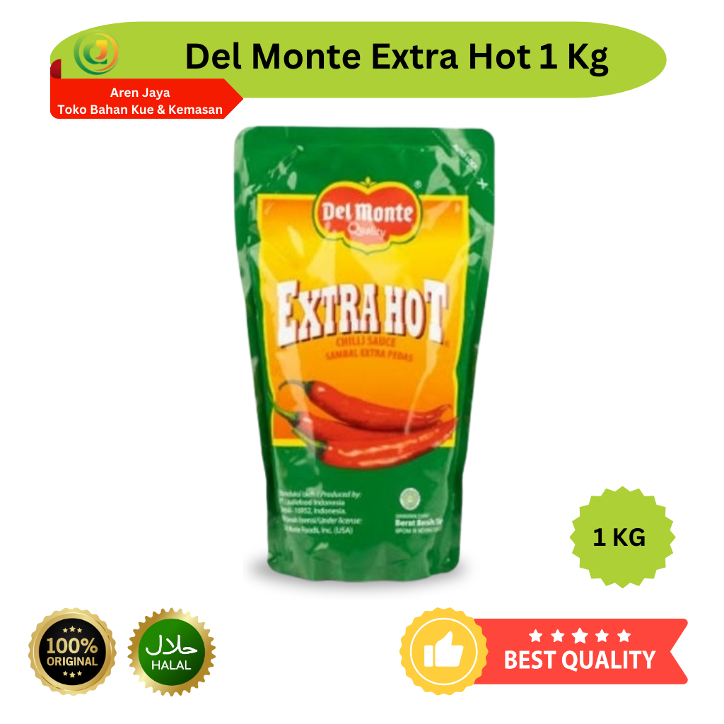 

Delmonte Saus Sambal Extra Hot Chili Pouch 1 Kg Original