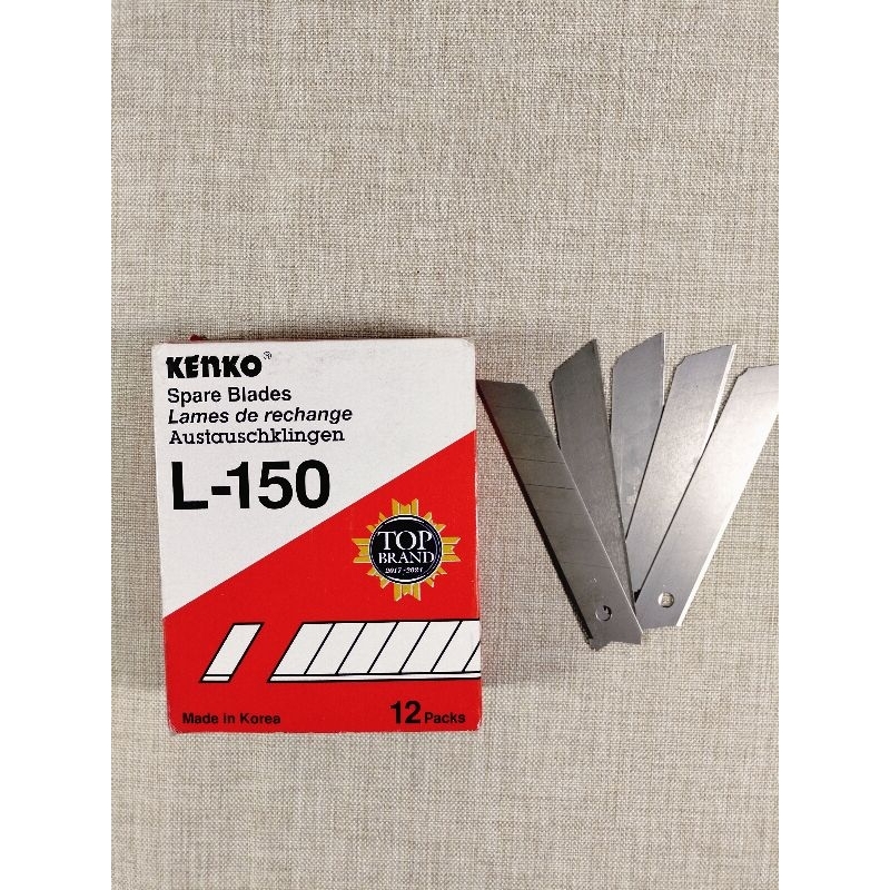 

L 150 isi pisau cutter kenko besar per tube isi 5 pcs mata cutter