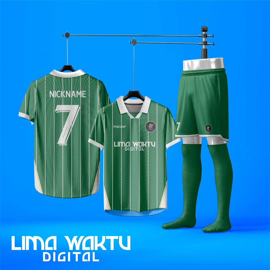Mockup jersey Lengan Pendek Hanger (Photoshop/TIFF)