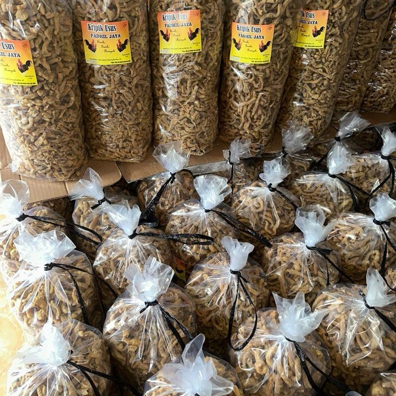 

Keripik usus ayam 1kg terenak dijamin kriuk renyah