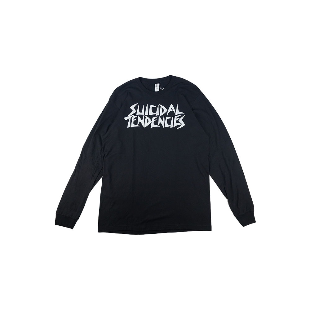 Kaos Band Suicidal Tendencies Logo White Longsleeve Black