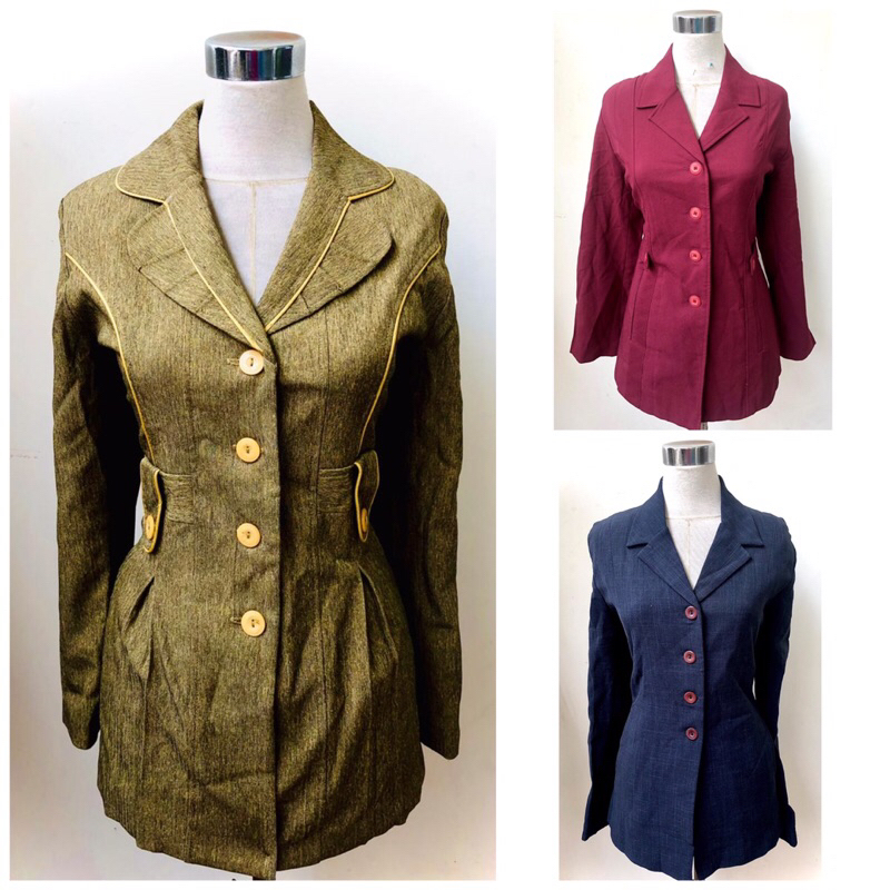 BLAZER WANITA.  Blazer kerja wanita korea