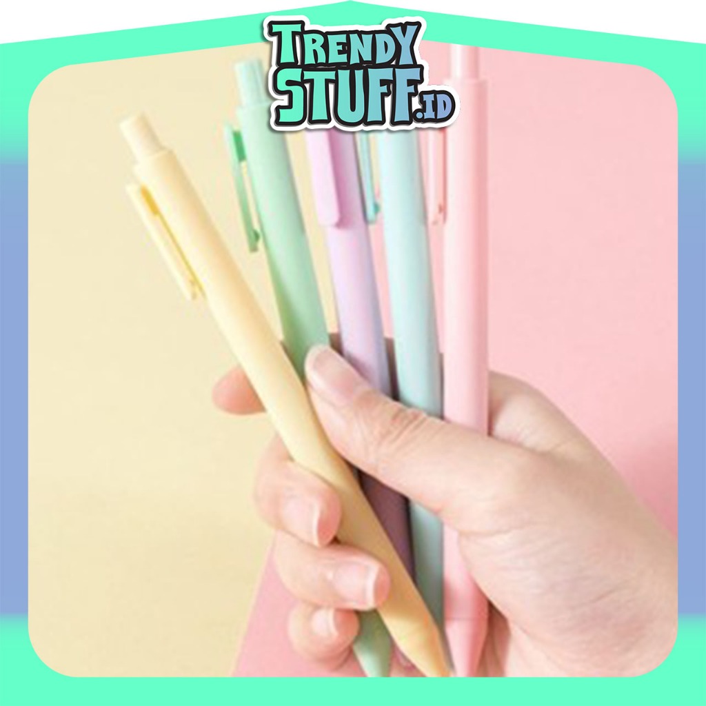 

TrendyStuff.id Pulpen Macaroon roller ball pen study sekolah pena gel mekanik 0.5mm mechanical pen S078
