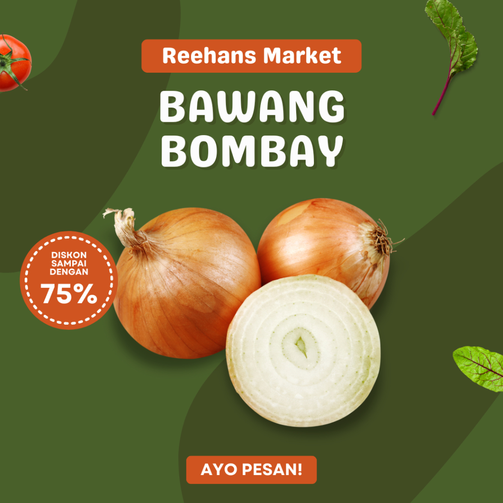 

Bawang Bombay Premium Super 1kg 60-80