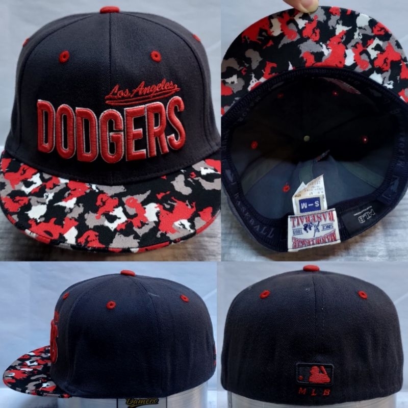 Topi MLB Visor Pendek LA DODGERS Authentic Original Second PL (BuildUp)