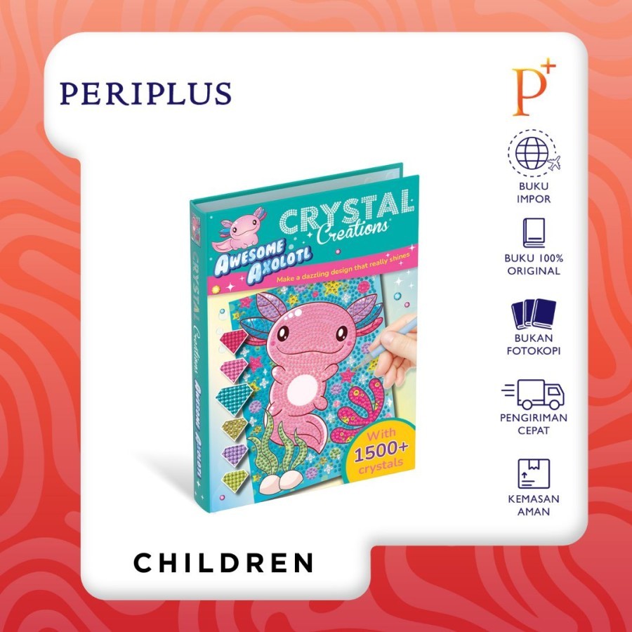 Crystal Creations Mini Axolotl - 9781836530640