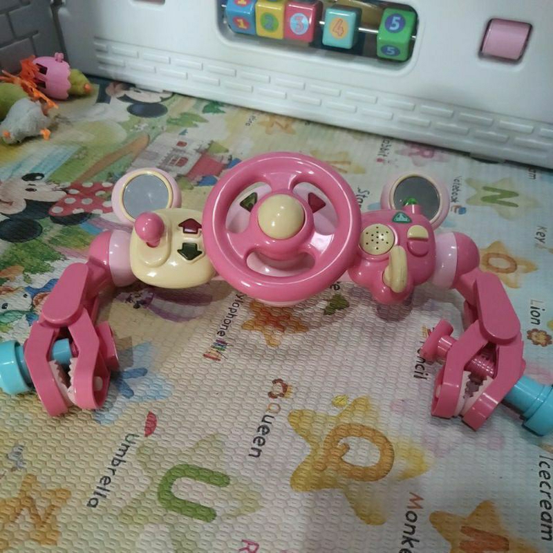 PRELOVED ELC mainan setir BUGGY WARNA pink DRIVER STROLLER