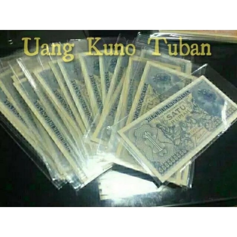 uang kuno / lama 1 rupiah seri suku bangsa tahun 1954 / 1956