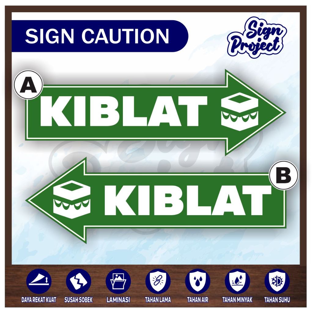 

Stiker Arah Kiblat | Sticker Petunjuk Arah Sholat | Kanan Kiri | STIKER VINYL PETUNJUK ARAH KIBLAT ANAK PANAH