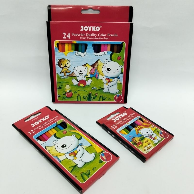 

Joyko Pensil Warna Superior Quality Color Pensils Hexagonal Grip PB
