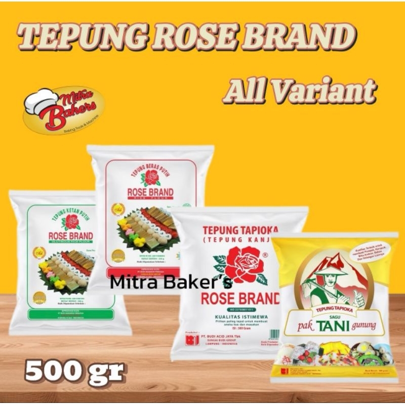 

TEPUNG KETAN, BERAS,TAPIOKA 500 G ALL VARIAN BRAND
