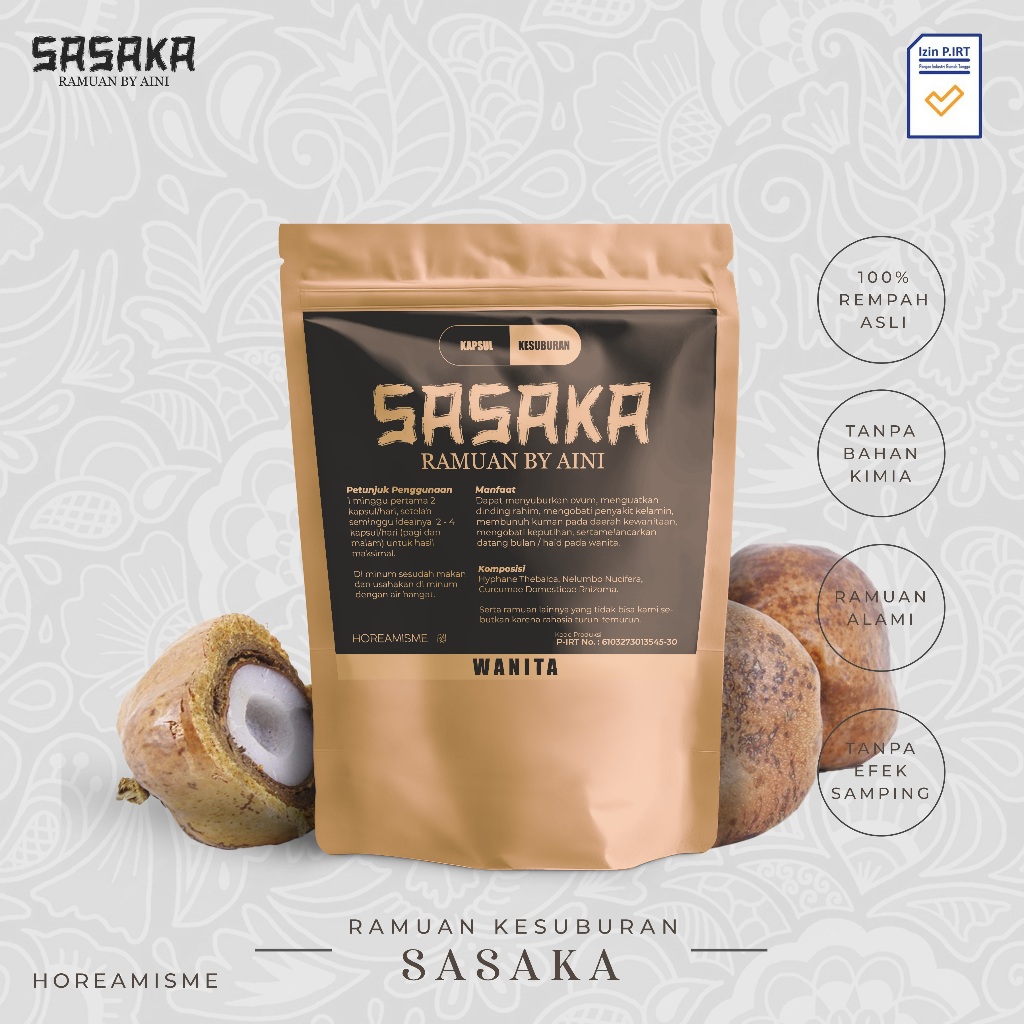 

Kapsul Kesuburan, Jamu, Promil, Penyeimbang Hormon, Memperlancar Siklus Menstruasi SASAKA by Aini