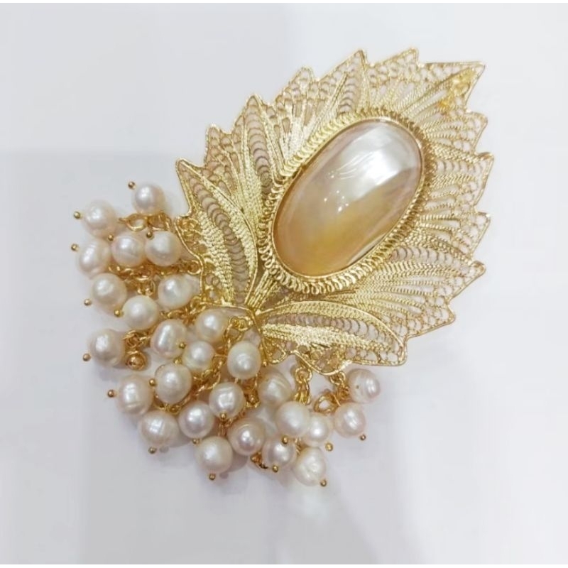 BROS FASHION KERANG MABE MUTIARA AIR TAWAR ASLI