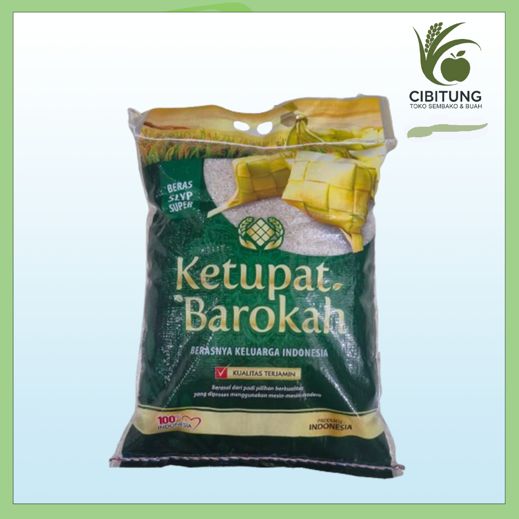

KETUPAT BAROKAH - BERAS SUPER SETRA 5KG - BERAS PULEN -