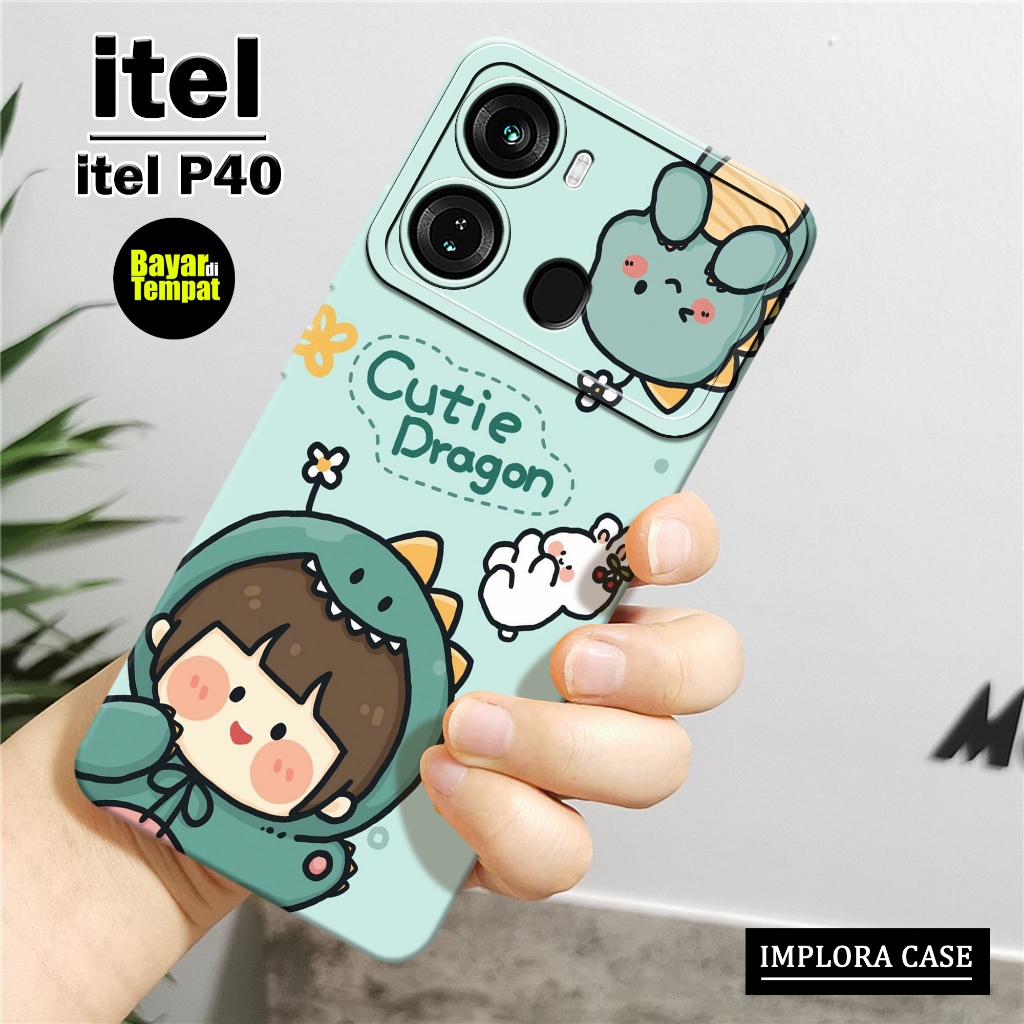 Softcase Itel P40 - Motif Kartun - IMPLORA CASE - Casing Itel P40 Case Hp Itel P40 Casing & Skin Han