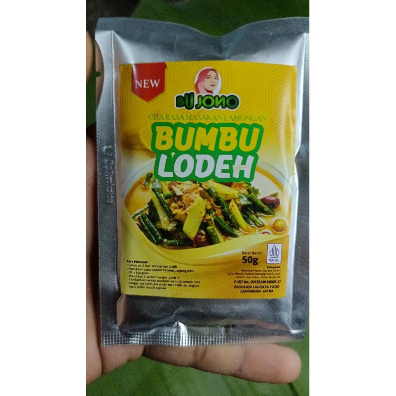 bumbu lodeh bumbu instan Bu jono