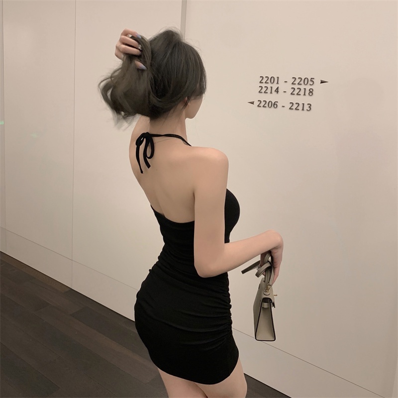 Dress Seksi Hitam Putih | Dress Wanita Sexy Warna Black White Import French Murah | Dress Korean Tal