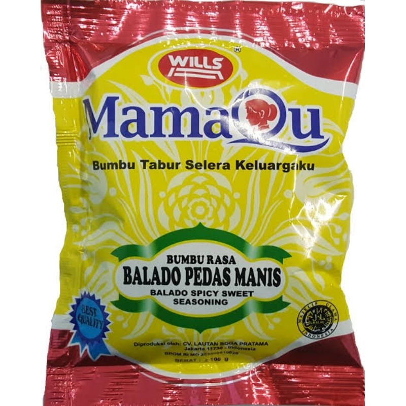 

MamaQu Balado Pedas Manis 100g