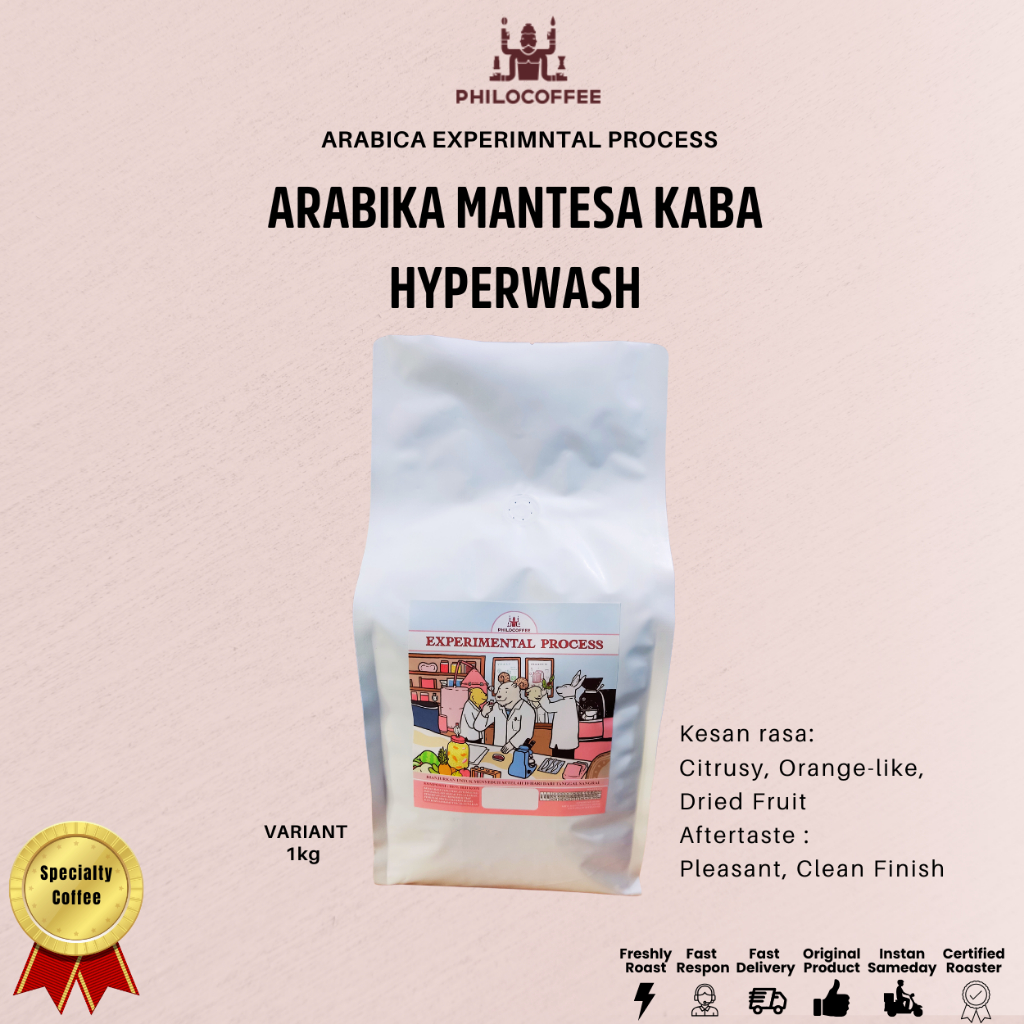 

Kopi Arabika Mantesa Kaba Hyperwash | Kopi Arabika - 1kg
