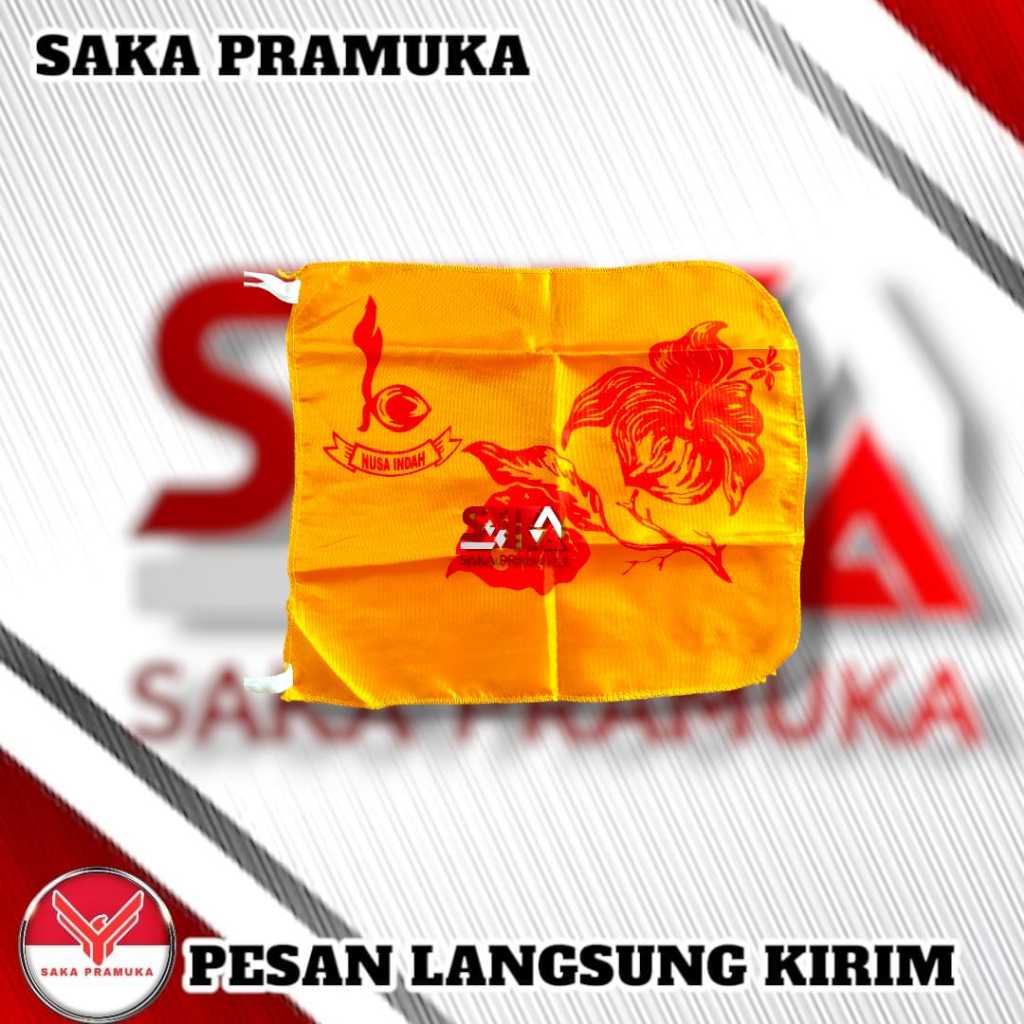 Bendera regu pramuka putri NUSA INDAH bijian