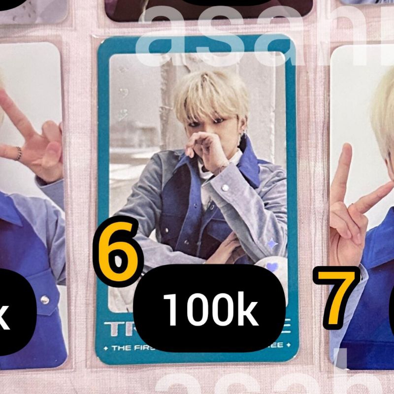 (READY) Photocard Asahi Treasure Benefit YG Select The First Step Chapter Three