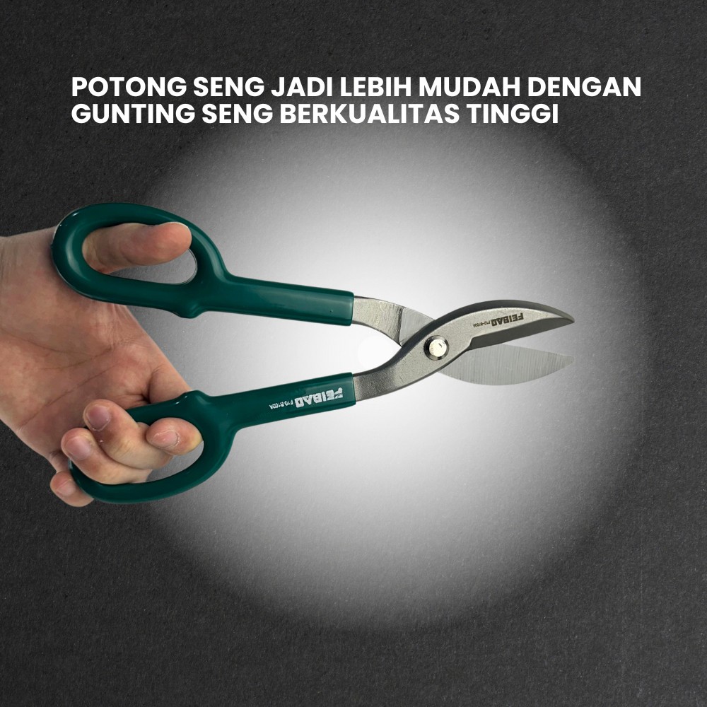 

Feibao Gunting Seng 10/12 Inch / Gunting Besi / Tin Snip / Tin scissors 10/12 Inch / F10-B102
